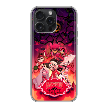 Силиконовый чехол на Iphone 15 Pro Max с принтом Hazbin Hotel Отель Хазбин Силиконовый чехол на Iphone 15 Pro Max с принтом Hazbin Hotel Отель Хазбин