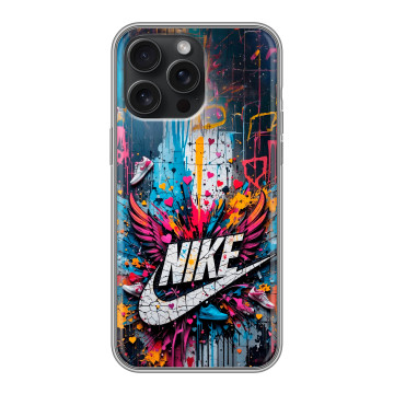 Силиконовый чехол на Iphone 15 Pro Max с принтом Nike Найк Силиконовый чехол на Iphone 15 Pro Max с принтом Nike Найк