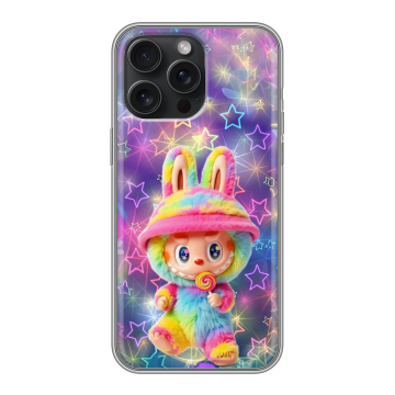 Силиконовый чехол на Iphone 15 Pro Max с принтом Labubu Лабубу Силиконовый чехол на Iphone 15 Pro Max с принтом Labubu Лабубу