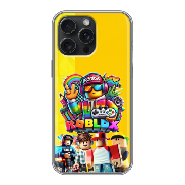 Силиконовый чехол на Iphone 15 Pro Max с принтом Roblox Роблокс Силиконовый чехол на Iphone 15 Pro Max с принтом Roblox Роблокс