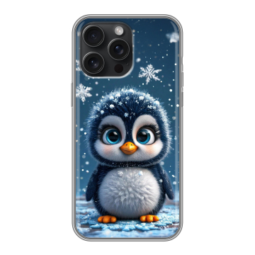 Силиконовый чехол на Iphone 15 Pro Max с принтом Новый год