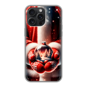 Силиконовый чехол на Iphone 15 Pro Max с принтом Новый год