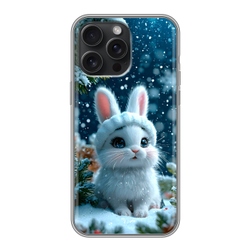 Силиконовый чехол на Iphone 15 Pro Max с принтом Новый год