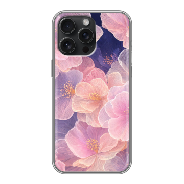 Силиконовый чехол на Iphone 15 Pro Max с принтом женский