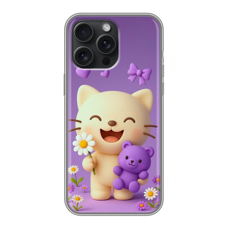 Силиконовый чехол на Iphone 15 Pro Max с принтом для девочек Силиконовый чехол на Iphone 15 Pro Max с принтом для девочек