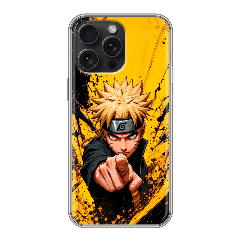 Силиконовый чехол на Iphone 15 Pro Max с принтом Naruto Наруто Силиконовый чехол на Iphone 15 Pro Max с принтом Naruto Наруто