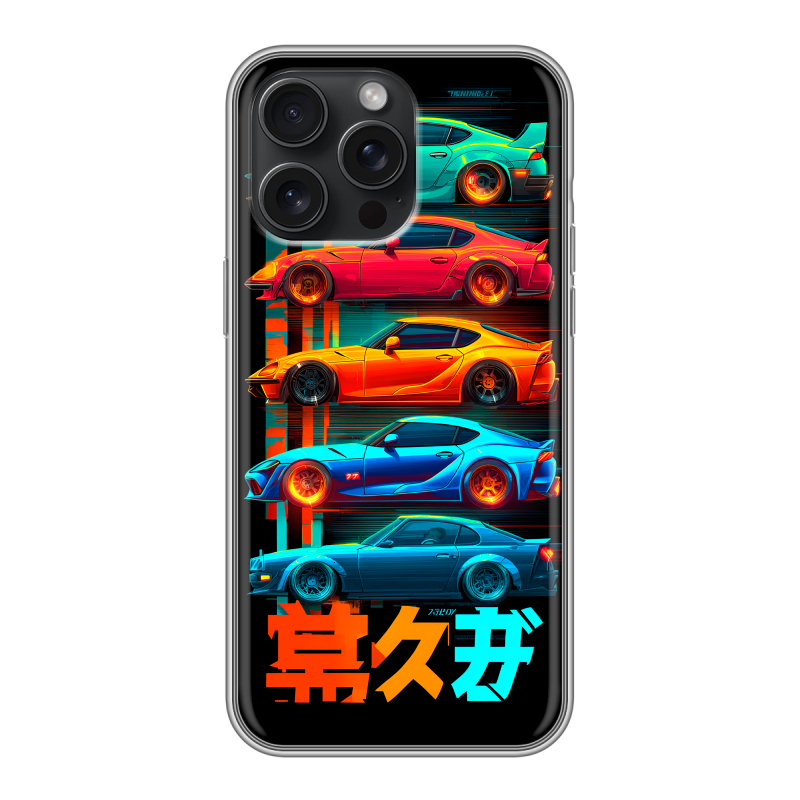 Силиконовый чехол на Iphone 15 Pro Max с принтом машины тачки Силиконовый чехол на Iphone 15 Pro Max с принтом машины тачки