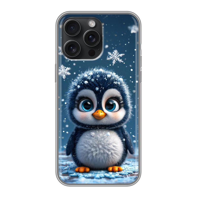 Силиконовый чехол на Iphone 15 Pro Max с принтом Новый год Силиконовый чехол на Iphone 15 Pro Max с принтом Новый год