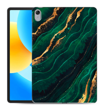 Силиконовый чехол на планшета Huawei MatePad 11.5 с принтом Мрамор зеленое золото Силиконовый чехол на планшета Huawei MatePad 11.5 с принтом Мрамор зеленое золото
