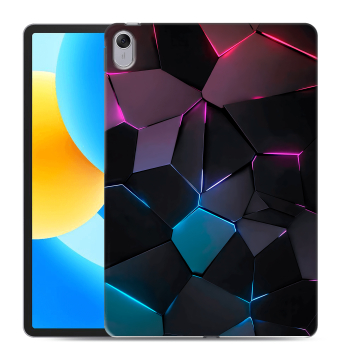 Силиконовый чехол на планшета Huawei MatePad 11.5 с принтом Геометрия неона Силиконовый чехол на планшета Huawei MatePad 11.5 с принтом Геометрия неона