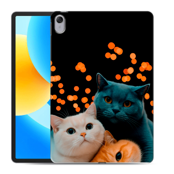 Силиконовый чехол на планшета Huawei MatePad 11.5 с принтом Кошки Силиконовый чехол на планшета Huawei MatePad 11.5 с принтом Кошки