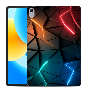 Силиконовый чехол на планшета Huawei MatePad 11.5 с принтом Абстракция неон Силиконовый чехол на планшета Huawei MatePad 11.5 с принтом Абстракция неон