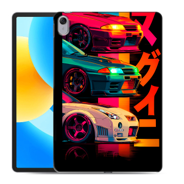 Силиконовый чехол на Huawei MatePad 11.5 с принтом Гоночные машины