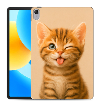 Силиконовый чехол на Huawei MatePad 11.5 с принтом котенок