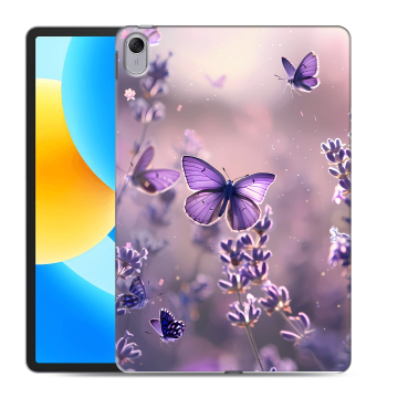 Силиконовый чехол на Huawei MatePad 11.5 с принтом бабочки и лаванда
