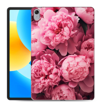 Силиконовый чехол на Huawei MatePad 11.5 с принтом цветы пионы Силиконовый чехол на Huawei MatePad 11.5 с принтом цветы пионы