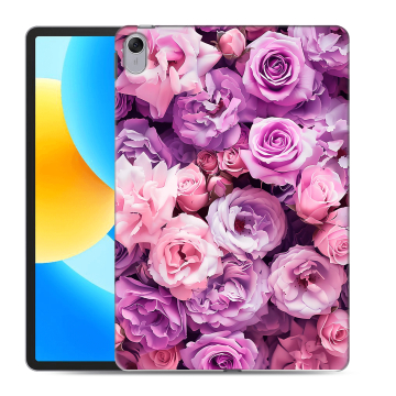 Силиконовый чехол на Huawei MatePad 11.5 с принтом лавандовые розы