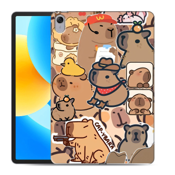 Силиконовый чехол на Huawei MatePad 11.5 с принтом капибара Силиконовый чехол на Huawei MatePad 11.5 с принтом капибара
