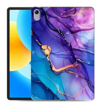 Силиконовый чехол на Huawei MatePad 11.5 с принтом синий мрамор Силиконовый чехол на Huawei MatePad 11.5 с принтом синий мрамор