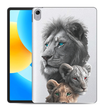 Силиконовый чехол на Huawei MatePad 11.5 с принтом Львы