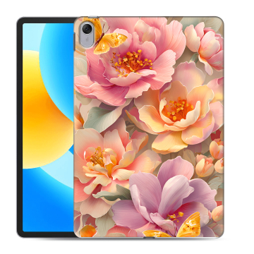 Силиконовый чехол на Huawei MatePad 11.5 с принтом Цветы и бабочки