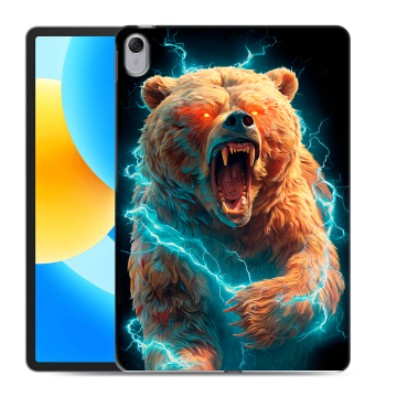 Силиконовый чехол на Huawei MatePad 11.5 с принтом Медведь