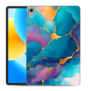 Силиконовый чехол на Huawei MatePad 11.5 с принтом Мрамор блестки