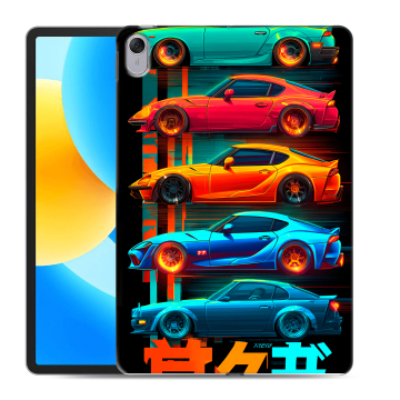 Силиконовый чехол на Huawei MatePad 11.5 с принтом машины тачки