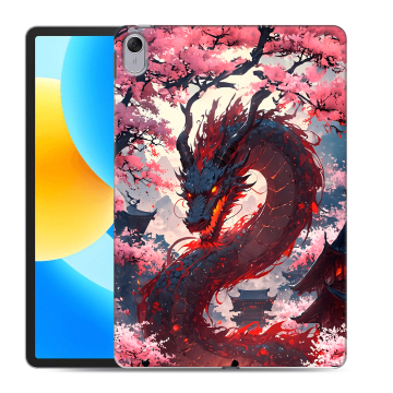 Силиконовый чехол на Huawei MatePad 11.5 с принтом Дракон Японский