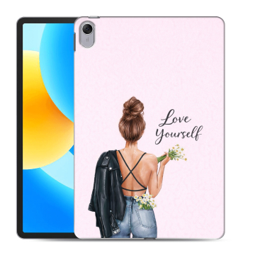 Силиконовый чехол на Huawei MatePad 11.5 с принтом женский Силиконовый чехол на Huawei MatePad 11.5 с принтом женский