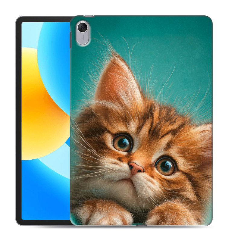 Силиконовый чехол на Huawei MatePad 11.5 с принтом котенок Силиконовый чехол на Huawei MatePad 11.5 с принтом котенок