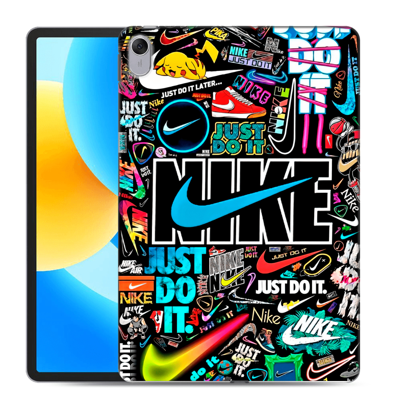Силиконовый чехол на Huawei MatePad 11.5 с принтом найк nike черный Силиконовый чехол на Huawei MatePad 11.5 с принтом найк nike черный
