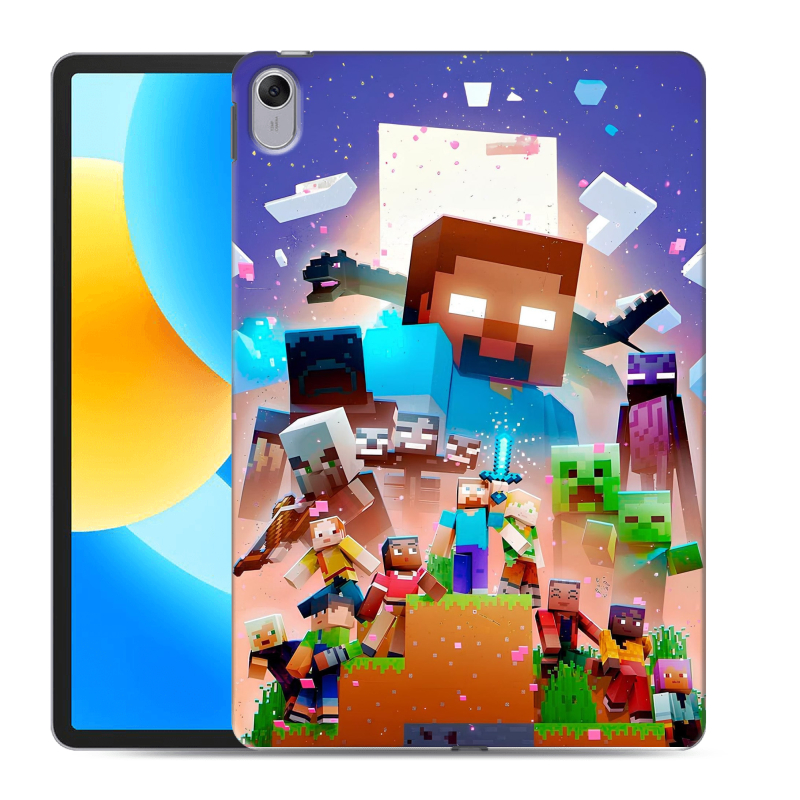 Силиконовый чехол на Huawei MatePad 11.5 с принтом Майнкрафт Minecraft Силиконовый чехол на Huawei MatePad 11.5 с принтом Майнкрафт Minecraft