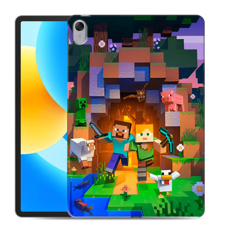Силиконовый чехол на Huawei MatePad 11.5 с принтом Майнкрафт Minecraft Силиконовый чехол на Huawei MatePad 11.5 с принтом Майнкрафт Minecraft