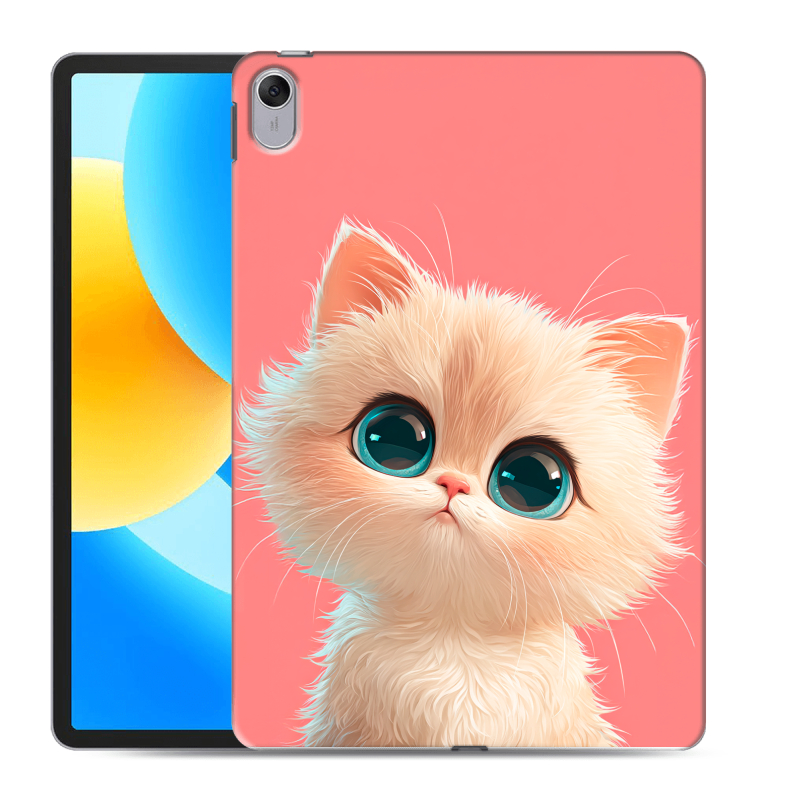 Силиконовый чехол на Huawei MatePad 11.5 с принтом Розовый котенок Силиконовый чехол на Huawei MatePad 11.5 с принтом Розовый котенок