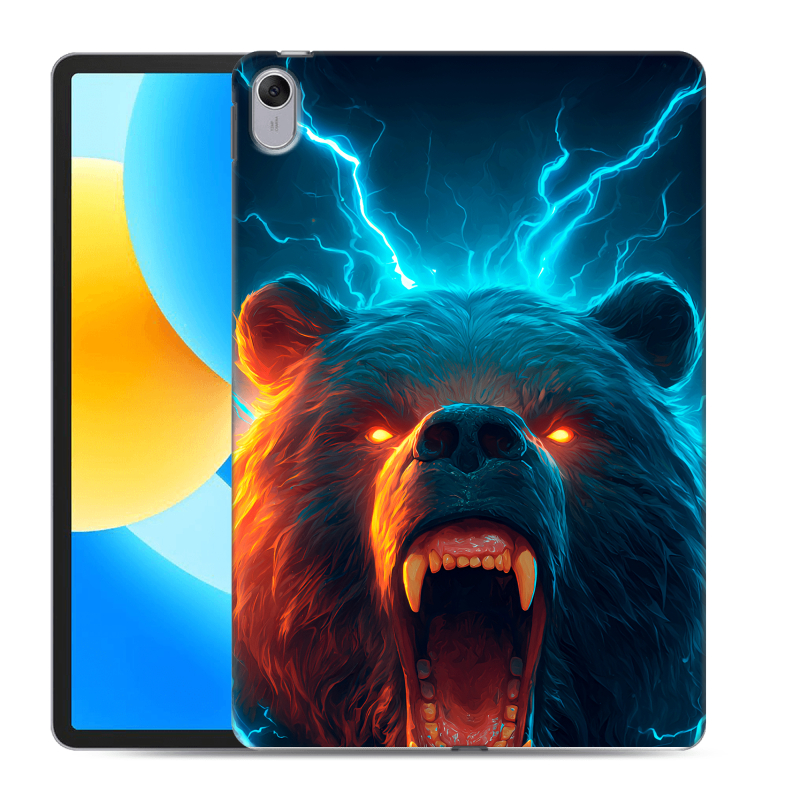 Силиконовый чехол на Huawei MatePad 11.5 с принтом Медведь Силиконовый чехол на Huawei MatePad 11.5 с принтом Медведь