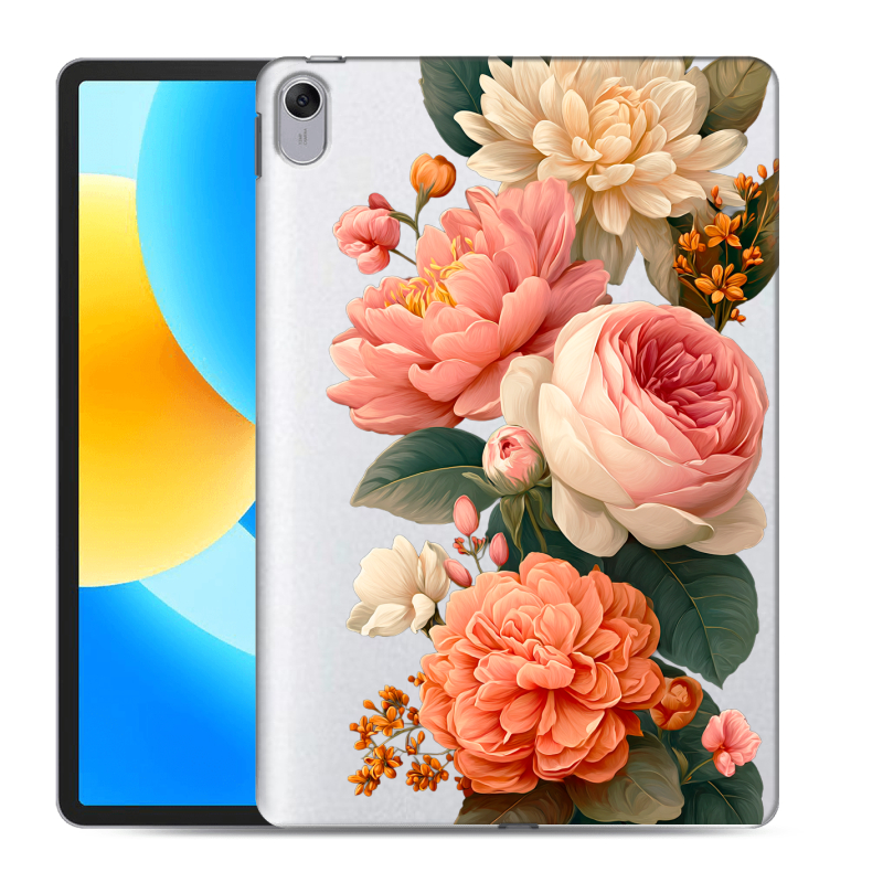 Силиконовый чехол на Huawei MatePad 11.5 с принтом цветы Силиконовый чехол на Huawei MatePad 11.5 с принтом цветы