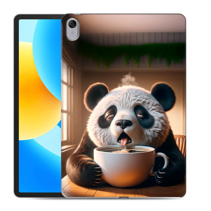 Силиконовый чехол на Huawei MatePad 11.5 с принтом смешная панда Силиконовый чехол на Huawei MatePad 11.5 с принтом смешная панда