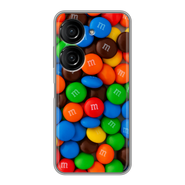 Силиконовый чехол на ASUS ZenFone 9 с принтом Конфеты Силиконовый чехол на ASUS ZenFone 9 с принтом Конфеты