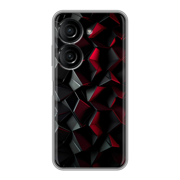 Силиконовый чехол на ASUS ZenFone 9 с принтом Абстракция