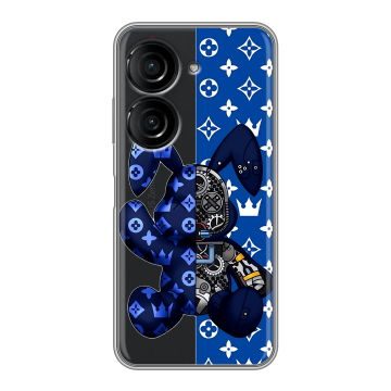 Силиконовый чехол на ASUS ZenFone 9 с принтом Луи робот Силиконовый чехол на ASUS ZenFone 9 с принтом Луи робот