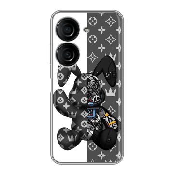 Силиконовый чехол на ASUS ZenFone 9 с принтом Луи робот