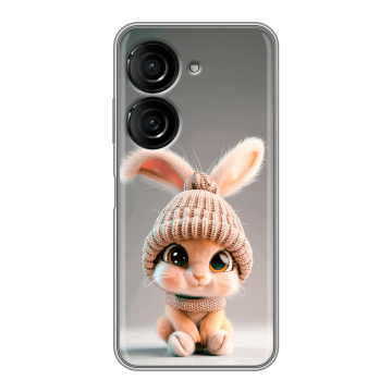 Силиконовый чехол на ASUS ZenFone 9 с принтом Кролик