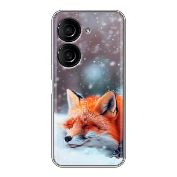Силиконовый чехол на ASUS ZenFone 9 с принтом лиса Силиконовый чехол на ASUS ZenFone 9 с принтом лиса