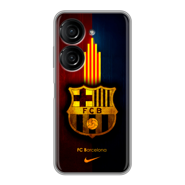 Силиконовый чехол на ASUS ZenFone 9 с принтом Барселона Barcelona
