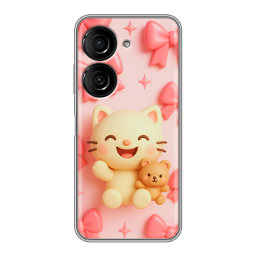 Силиконовый чехол на ASUS ZenFone 9 с принтом для девочек Силиконовый чехол на ASUS ZenFone 9 с принтом для девочек