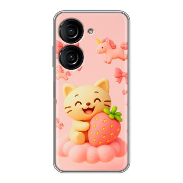 Силиконовый чехол на ASUS ZenFone 9 с принтом для девочек Силиконовый чехол на ASUS ZenFone 9 с принтом для девочек