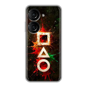 Силиконовый чехол на ASUS ZenFone 9 с принтом Squid Game Игра кальмара Силиконовый чехол на ASUS ZenFone 9 с принтом Squid Game Игра кальмара