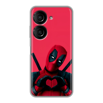 Силиконовый чехол на ASUS ZenFone 9 с принтом Дедпул Deadpool Силиконовый чехол на ASUS ZenFone 9 с принтом Дедпул Deadpool