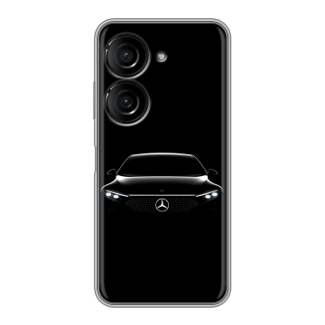 Силиконовый чехол на ASUS ZenFone 9 с принтом Mercedes Мерседес